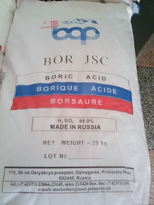 manufacturer high quality low cost boric acid